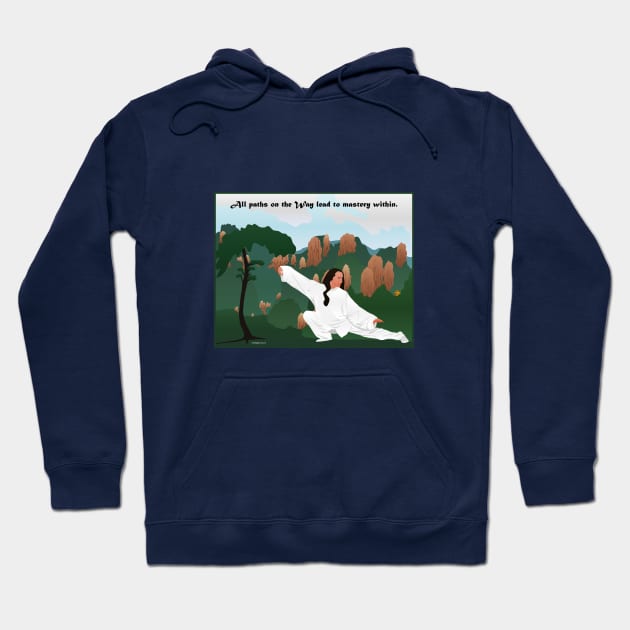 All Paths on the Way Hoodie by FunkilyMade